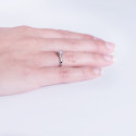 18K SOLITARIO ORO BLANCO DIAMANTE NATURAL TALLA BRILLANTE 0.100 QTS. SI-H 18K SOLITARIO ORO BLANCO DIAMANTE NATURAL TALLA BRILLANTE 0.100 QTS. SI-H