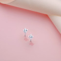 18K PENDIENTES ORO BLANCO DIAMANTES LABORATORIO 2,75MM 0,20 QTS VS2-G. MEDIDA: 4X4 MM. CIERRE PRESION 18K PENDIENTES ORO BLANCO DIAMANTES LABORATORIO 2,75MM 0,20 QTS VS2-G. MEDIDA: 4X4 MM. CIERRE PRESION