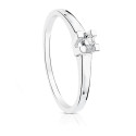 18K SOLITARIO ORO BLANCO DIAMANTE NATURAL TALLA BRILLANTE 0.150 QTS. SI-H 18K SOLITARIO ORO BLANCO DIAMANTE NATURAL TALLA BRILLANTE 0.150 QTS. SI-H