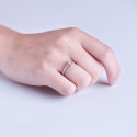 18K SOLITARIO DIAMANTE NATURAL TALLA BRILLANTE ORO BLANCO 0.150 QTS. SI-H 18K SOLITARIO DIAMANTE NATURAL TALLA BRILLANTE ORO BLANCO 0.150 QTS. SI-H