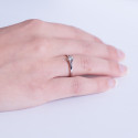 18K SOLITARIO DIAMANTE NATURAL TALLA BRILLANTE ORO BLANCO 0,150 QTS. SI-H 18K SOLITARIO DIAMANTE NATURAL TALLA BRILLANTE ORO BLANCO 0,150 QTS. SI-H