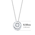 18K GARGANTILLA ORO BLANCO CHATON 6,5 MM DIAMANTE LABORATORIO 2,90MM 0,100 QTS. G-VS2. CADENA 42CM 18K GARGANTILLA ORO BLANCO CHATON 6,5 MM DIAMANTE LABORATORIO 2,90MM 0,100 QTS. G-VS2. CADENA 42CM