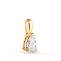 18K COLGANTE ORO AMARILLO DIAMANTE LABORATORIO TALLA PERA 6 X 4MM 0,356 QTES. G-VS1. MEDIDA: 11X4,5 MM 18K COLGANTE ORO AMARILLO DIAMANTE LABORATORIO TALLA PERA 6 X 4MM 0,356 QTES. G-VS1. MEDIDA: 11X4,5 MM