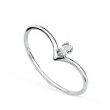 18K SORTIJA ORO BLANCO PICO DIAMANTE LABORATORIO TALLA MARQUIS 0,067 QTES. G-VS2. ANCHO: 5MM 18K SORTIJA ORO BLANCO PICO DIAMANTE LABORATORIO TALLA MARQUIS 0,067 QTES. G-VS2. ANCHO: 5MM