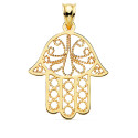 18K COLGANTE AMULETO ORO AMARILLO MANO DE FATIMA CALADA 36 X 31 MM 18K COLGANTE AMULETO ORO AMARILLO MANO DE FATIMA CALADA 36 X 31 MM