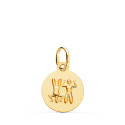 18K MEDALLA ORO AMARILLO HOROSCOPO ORO AMARILLO ORO AMARILLO GEMINIS MATIZADA 13 MM 18K MEDALLA ORO AMARILLO HOROSCOPO ORO AMARILLO ORO AMARILLO GEMINIS MATIZADA 13 MM
