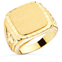 18K SELLO ORO AMARILLO CABALLERO MACIZO TALLADO ZONA GRABADO 18X16 MM 18K SELLO ORO AMARILLO CABALLERO MACIZO TALLADO ZONA GRABADO 18X16 MM