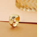 18K SELLO CABALLERO ORO AMARILLO REDONDO LATERAL TALLADO. ZONA GRABADO: 14 MM 18K SELLO CABALLERO ORO AMARILLO REDONDO LATERAL TALLADO. ZONA GRABADO: 14 MM