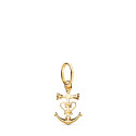 18K COLGANTE CRUZ DE LA CAMARGA ORO AMARILLO. 16 X 10 MM
