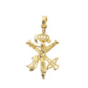 18K COLGANTE CRUZ CRISTO LEGION ORO AMARILLO 31X20 MM 18K COLGANTE CRUZ CRISTO LEGION ORO AMARILLO 31X20 MM