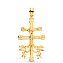 18K CRUZ ORO AMARILLO CARAVACA CON CRISTO. 36 X 22 MM 18K CRUZ ORO AMARILLO CARAVACA CON CRISTO. 36 X 22 MM