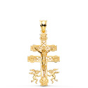 18K CRUZ DE CARAVACA ORO AMARILLO CALADA 35X19 MM 18K CRUZ DE CARAVACA ORO AMARILLO CALADA 35X19 MM