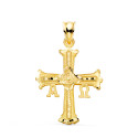 18K CRUZ DE COVADONGA O VICTORIA ORO AMARILLO TALLADA 33 X 25 MM 18K CRUZ DE COVADONGA O VICTORIA ORO AMARILLO TALLADA 33 X 25 MM