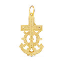 18K CRUZ MARINERA ORO AMARILLO CON CRISTO TALLADA 40X22 MM 18K CRUZ MARINERA ORO AMARILLO CON CRISTO TALLADA 40X22 MM