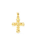 18K CRUZ ORO AMARILLO FILIGRANA BORDES TALLADOS. 22X19 MM 18K CRUZ ORO AMARILLO FILIGRANA BORDES TALLADOS. 22X19 MM