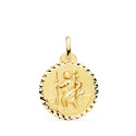 18K MEDALLA ORO AMARILLO SAN CRISTOBAL TALLA CRUZADA 20 MM 18K MEDALLA ORO AMARILLO SAN CRISTOBAL TALLA CRUZADA 20 MM