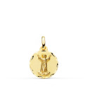 18K MEDALLA ORO AMARILLO DIVINO NIÑO 14 MM