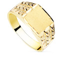 18K SELLO MACIZO CABALLERO ORO AMARILLO TALLADO CABEZA RECTANGULAR 9X8 MM 18K SELLO MACIZO CABALLERO ORO AMARILLO TALLADO CABEZA RECTANGULAR 9X8 MM