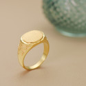 18K SELLO ORO AMARILLO OVAL MACIZO CON TALLADOS. ZONA GRABADO: 15X11 MM 18K SELLO ORO AMARILLO OVAL MACIZO CON TALLADOS. ZONA GRABADO: 15X11 MM