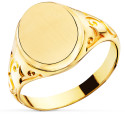 18K SELLO ORO AMARILLO CABALLERO MACIZO ZONA GRABADO REDONDO 14X11MM 18K SELLO ORO AMARILLO CABALLERO MACIZO ZONA GRABADO REDONDO 14X11MM