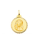 18K MEDALLA ORO AMARILLO VIRGEN MARIA (MADONNA DEL MARE BOTICELLI ) TALLA CRUZADA 20 MM 18K MEDALLA ORO AMARILLO VIRGEN MARIA (MADONNA DEL MARE BOTICELLI ) TALLA CRUZADA 20 MM
