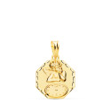 18K MEDALLA ORO AMARILLO OCTOGONAL ANGELITO BURLON CON RELOJ TALLADA 15X15 MM 18K MEDALLA ORO AMARILLO OCTOGONAL ANGELITO BURLON CON RELOJ TALLADA 15X15 MM