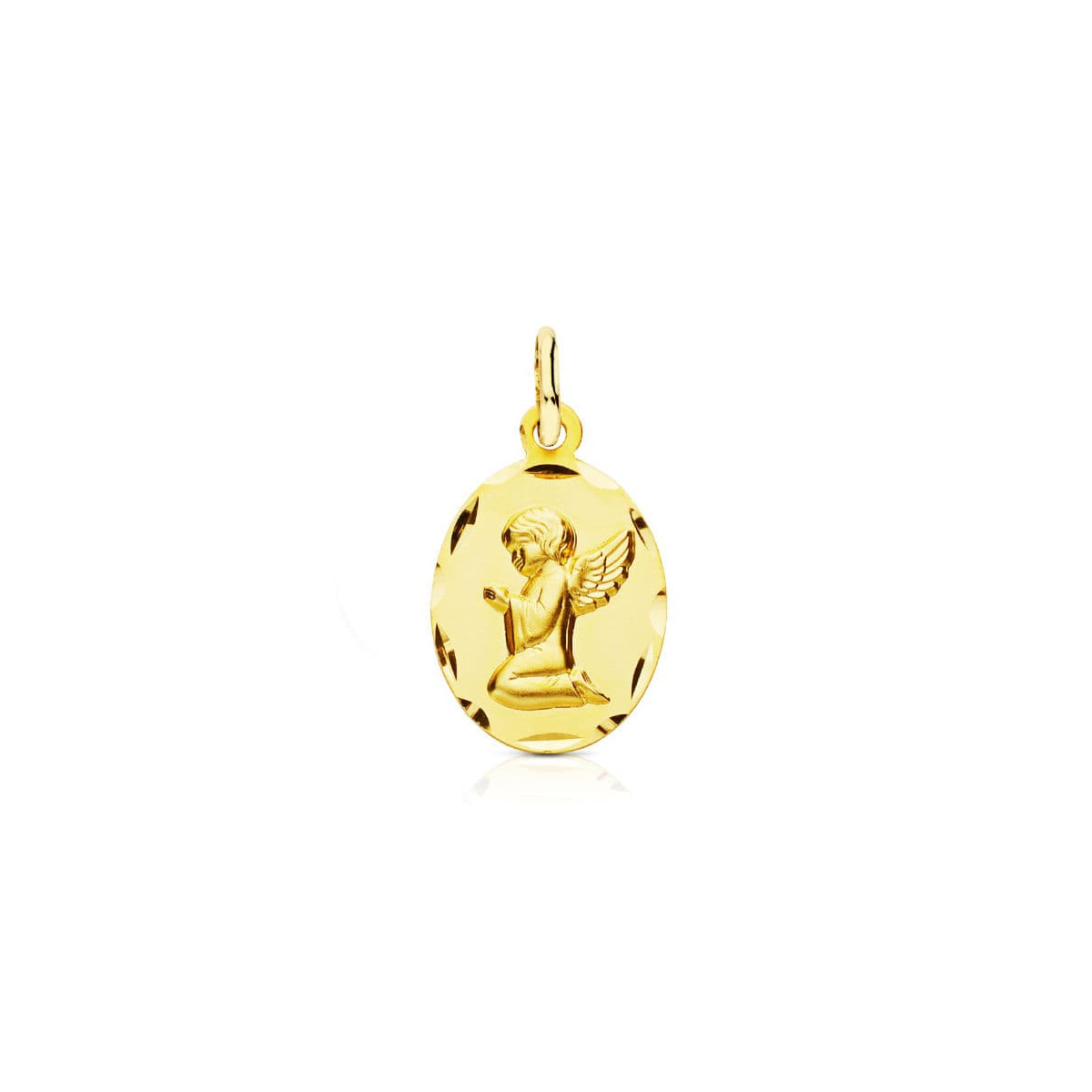 18K MEDALLA ORO AMARILLO ANGEL 19X12 MM
