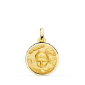 18K MEDALLA ORO AMARILLO ANGEL NIÑO EN LA NUBE BISEL 18 MM 18K MEDALLA ORO AMARILLO ANGEL NIÑO EN LA NUBE BISEL 18 MM