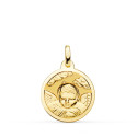 18K MEDALLA ORO AMARILLO ANGEL NIÑO EN LA NUBE BRILLO 18 MM 18K MEDALLA ORO AMARILLO ANGEL NIÑO EN LA NUBE BRILLO 18 MM