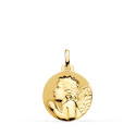 18K MEDALLA ORO AMARILLO ANGEL NIÑO PIADOSO REZANDO BRILLO 16 MM 18K MEDALLA ORO AMARILLO ANGEL NIÑO PIADOSO REZANDO BRILLO 16 MM
