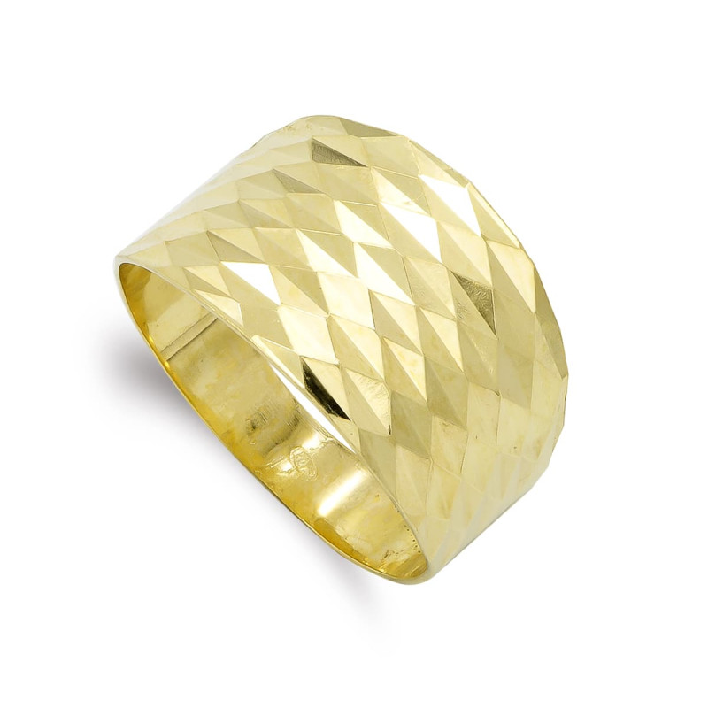 18K SORTIJA ORO AMARILLO TALLADA