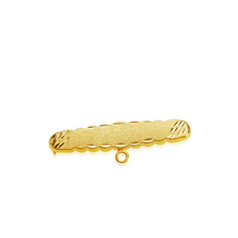 9K ALFILER ORO AMARILLO BEBE 30X8 MM