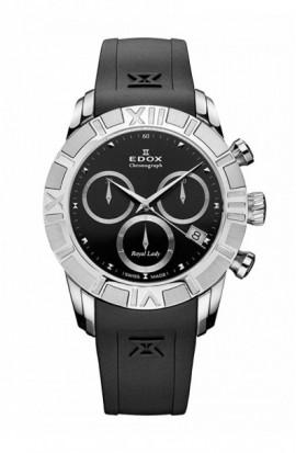 Edox Royal Lady ChronoLady Watch 104053NIN