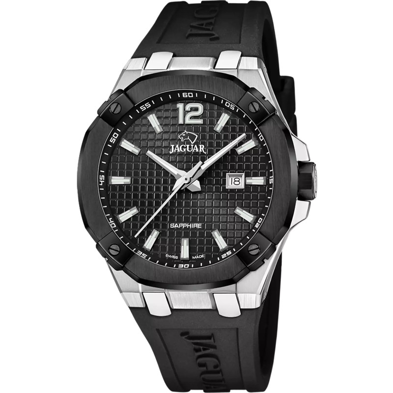 RELOJ SUIZO HOMBRE JAGUAR DIPLOMATIC NEGRO J1019/2