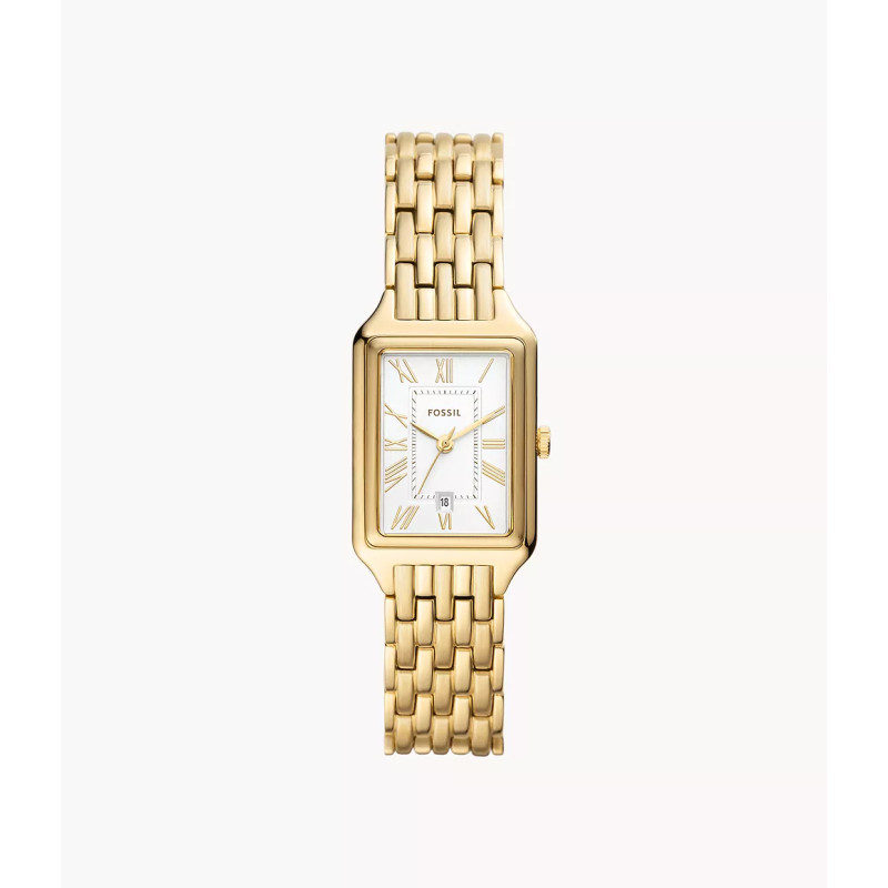RELOJ RECTANGULAR MUJER ACERO INOXIDABLE DORADO