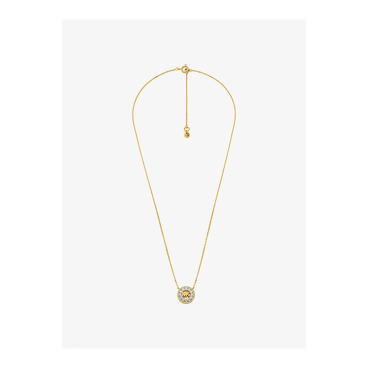 Collar Michael Kors con chapado en metales preciosos