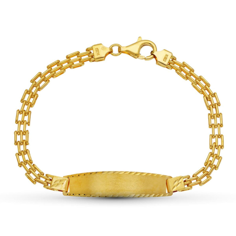 18K PULSERA ESCLAVA ORO AMARILLO PANTER 19CM