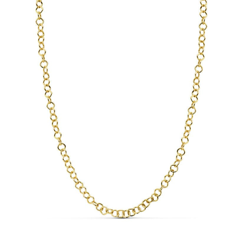 18K COLLAR ORO AMARILLO HUECO 44CM