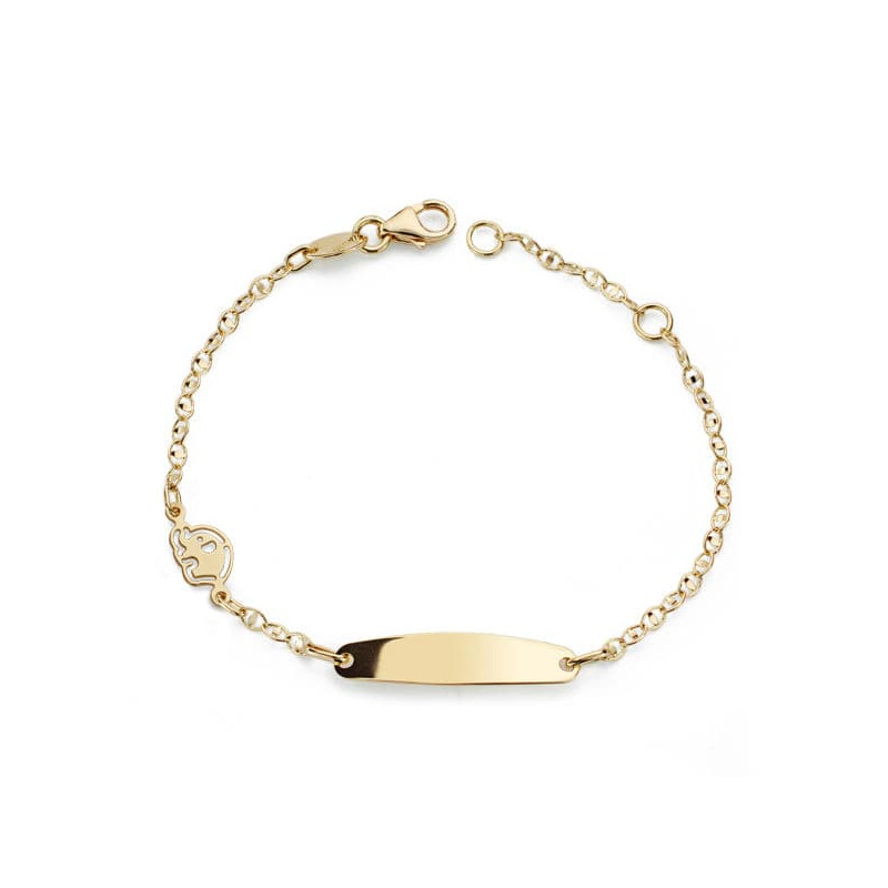 18K PULSERA ESCLAVA ORO AMARILLO ELEFANTE 14CM