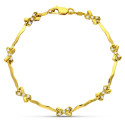 18K PULSERA ORO AMARILLO Y CIRCONITAS