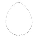 18K GARGANTILLA ORO BLANCO CIRCONITAS