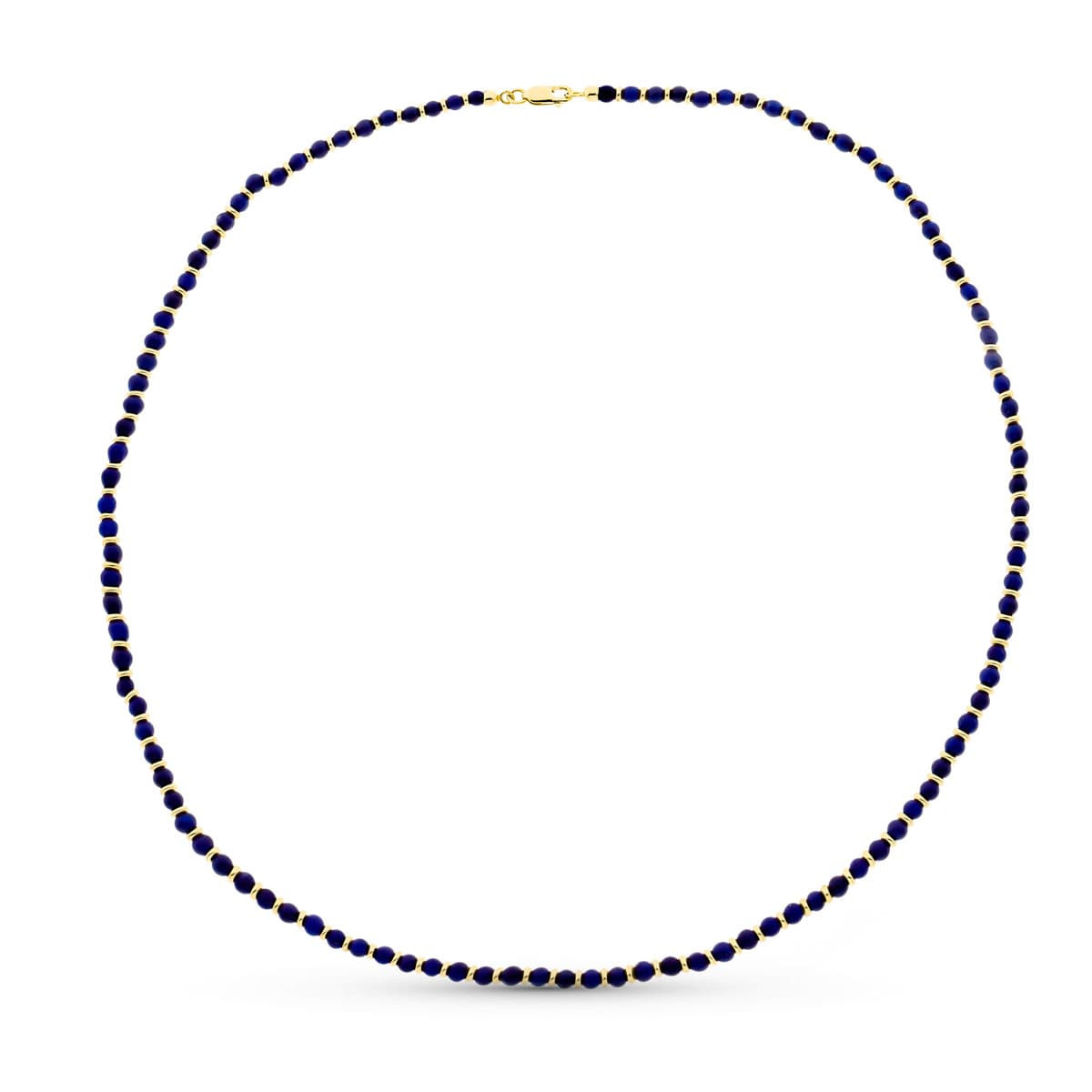 18K GARGANTILLA ORO AMARILLO LAPIZLAZULI 45CM