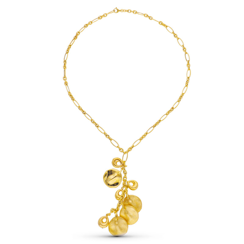 18K GARGANTILLA ORO AMARILLO COLGANTE