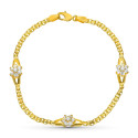 18K PULSERA ORO AMARILLO COMUNION CIRCONITAS 18K PULSERA ORO AMARILLO COMUNION CIRCONITAS