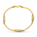 18K PULSERA ORO AMARILLO CIRCONITAS 18K PULSERA ORO AMARILLO CIRCONITAS