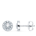 18K PENDIENTES ORO BLANCO REDONDO CON CIRCONITA 7 MM CIERRE PRESION 18K PENDIENTES ORO BLANCO REDONDO CON CIRCONITA 7 MM CIERRE PRESION