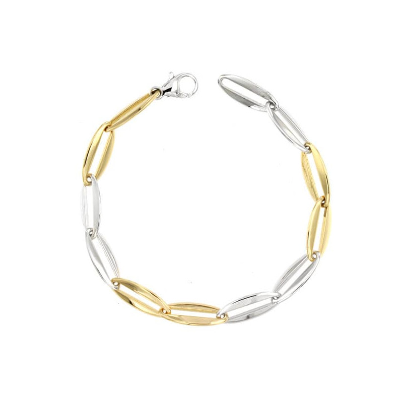 18K PULSERA BICOLOR 20CM