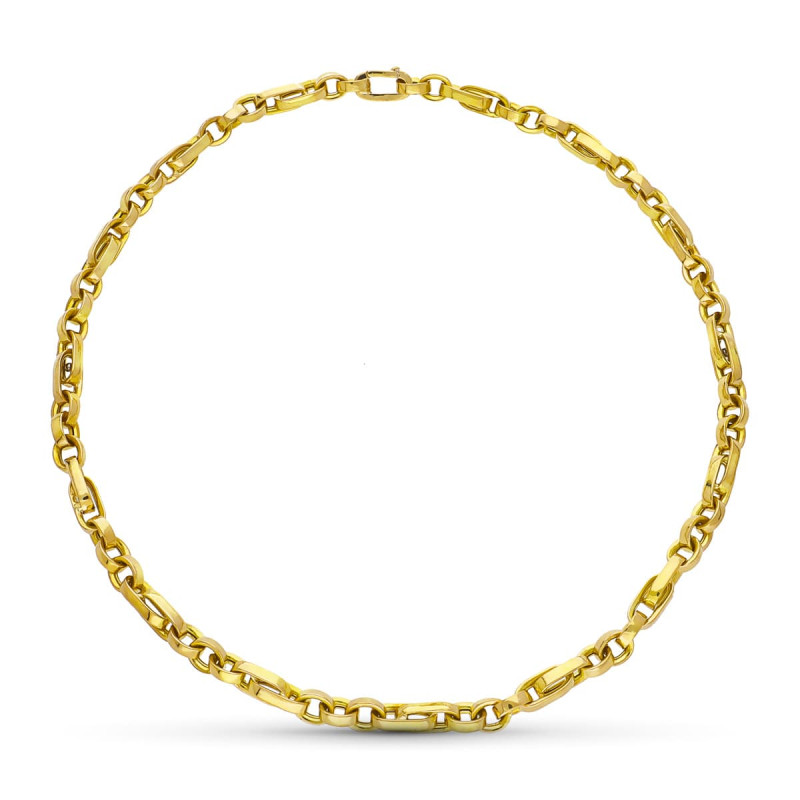 18K GARGANTILLA ORO AMARILLO HUECA 45CM