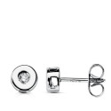 18K PENDIENTES ORO BLANCO DIAMANTES LABORATORIO TALLA BRILLANTE 0,07 QTS. VS2-G. MEDIDA: 5,5 MM. CIERRE PRESION