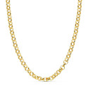 18K CADENA ORO AMARILLO ROLO HUECA 45CM 5.5 MM